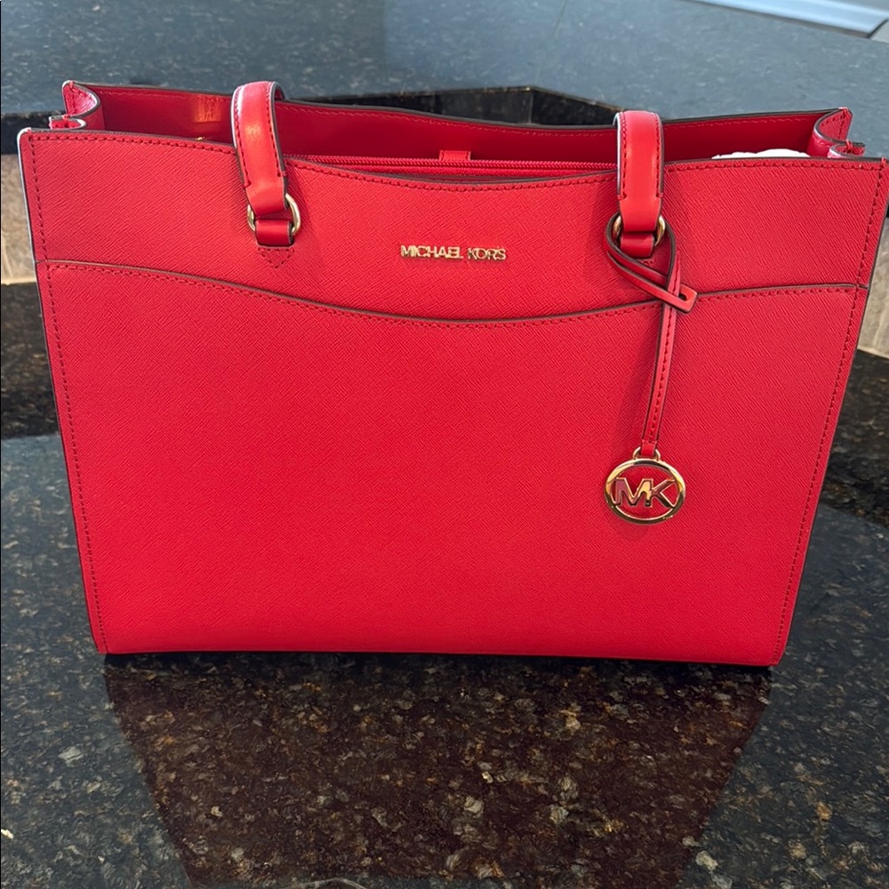 Michael Kors Vibrant Red Tote